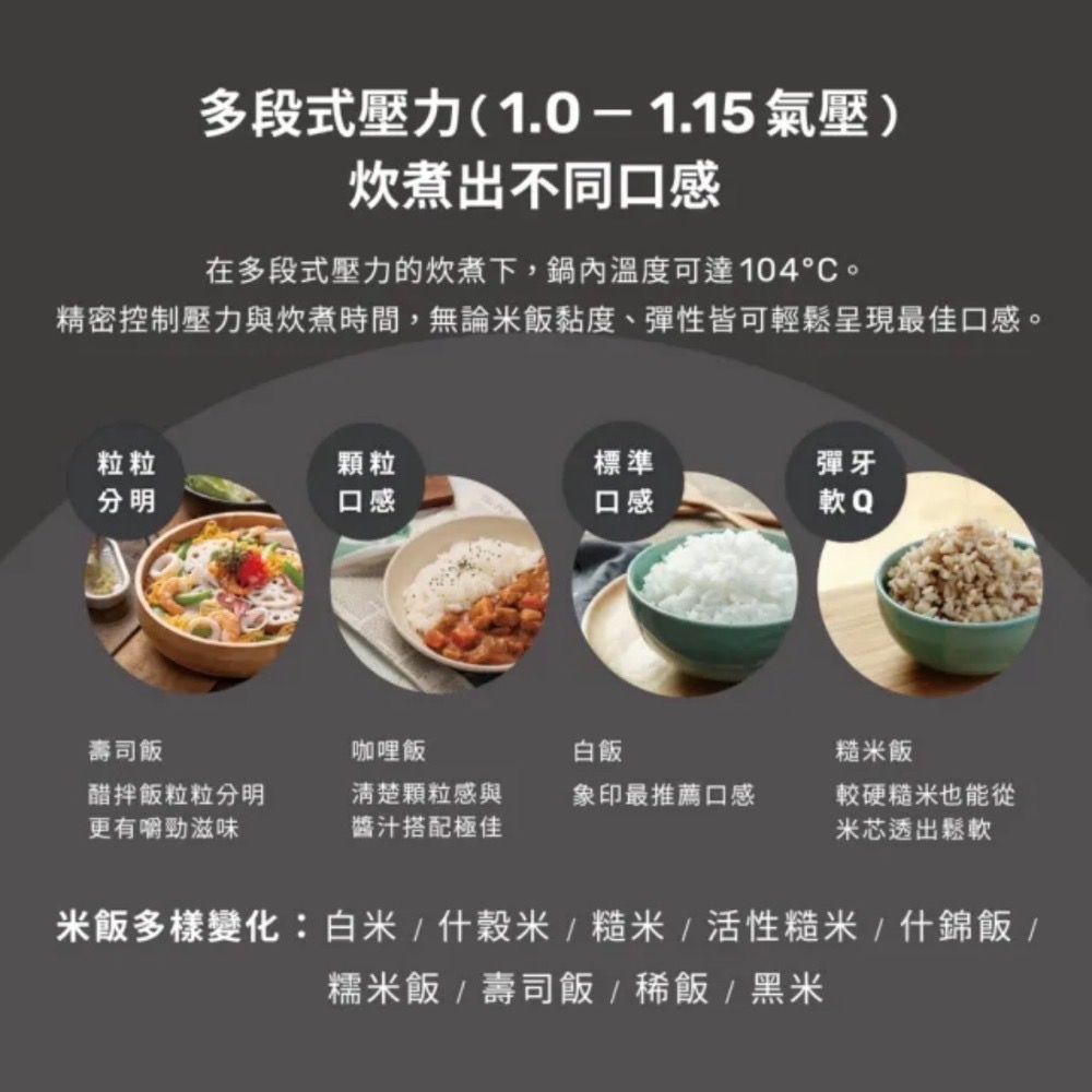 【ZOJIRUSHI象印】公司貨 3人份迷你壓力IH電子鍋 NP-RMF05-細節圖4