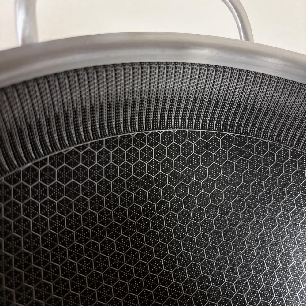 【CLARE可蕾爾】台灣製造 典鑽316不銹鋼不沾炒鍋28cm (適用IH及各式爐具)-細節圖3