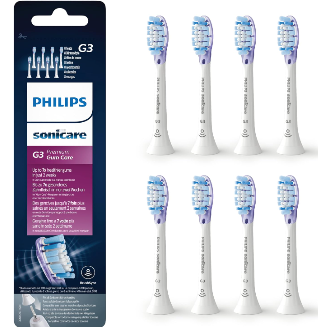 現貨 原廠正品Philips 飛利浦 刷頭 HX9053 HX9054 HX9058超效護齦刷頭(G3)-細節圖6