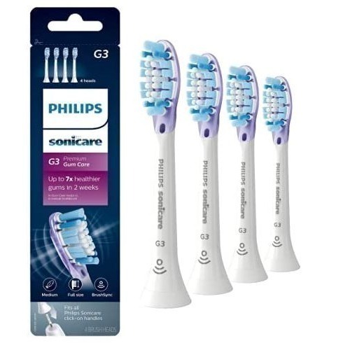 現貨 原廠正品Philips 飛利浦 刷頭 HX9053 9054 9058超效護齦刷頭(G3)-細節圖2