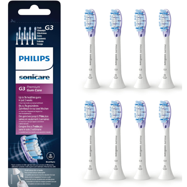 現貨 原廠正品Philips 飛利浦 刷頭 HX9053 9054 9058超效護齦刷頭(G3)-細節圖5