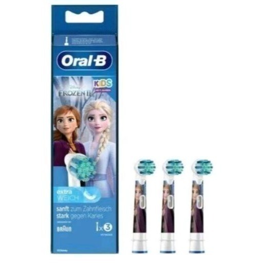 現貨 原廠正品歐樂B Oral-B EB10 冰雪奇緣新版 兒童電動牙刷刷頭-細節圖3
