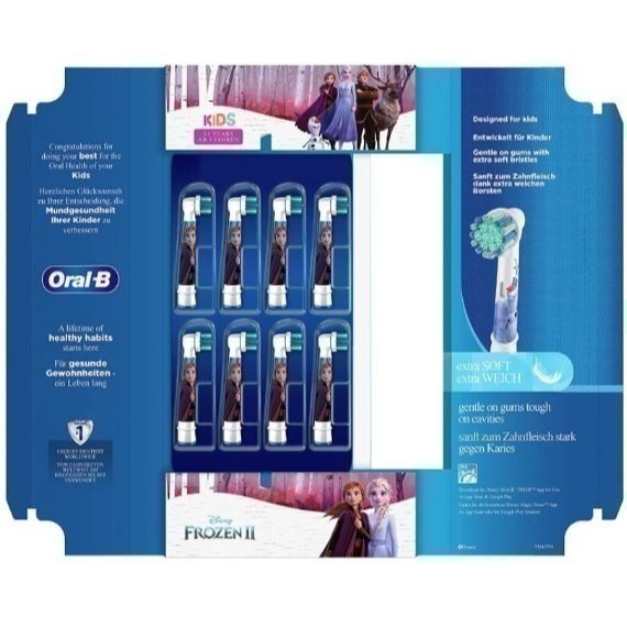 現貨 原廠正品歐樂B Oral-B EB10 冰雪奇緣新版 兒童電動牙刷刷頭-細節圖5