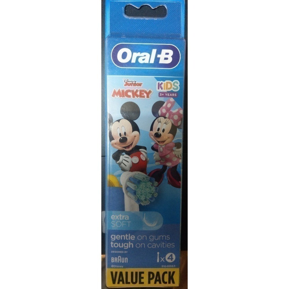 原廠正品歐樂B Oral-B EB10 米奇米妮 兒童電動牙刷刷頭-細節圖3