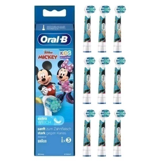 原廠正品歐樂B Oral-B EB10 米奇米妮 兒童電動牙刷刷頭-細節圖4