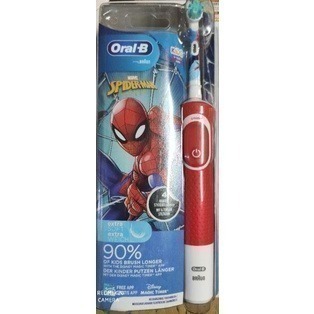 現貨 原裝正品歐樂B Oral-B 電動牙刷 D100兒童電動牙刷 蜘蛛人新版(歐規) 適用EB10刷頭