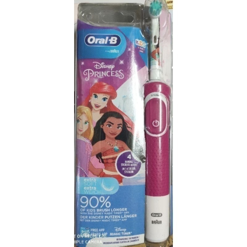 現貨 原裝正品歐樂B Oral-B 電動牙刷 D100兒童電動牙刷 公主系列新版(歐規) 適用EB10刷頭