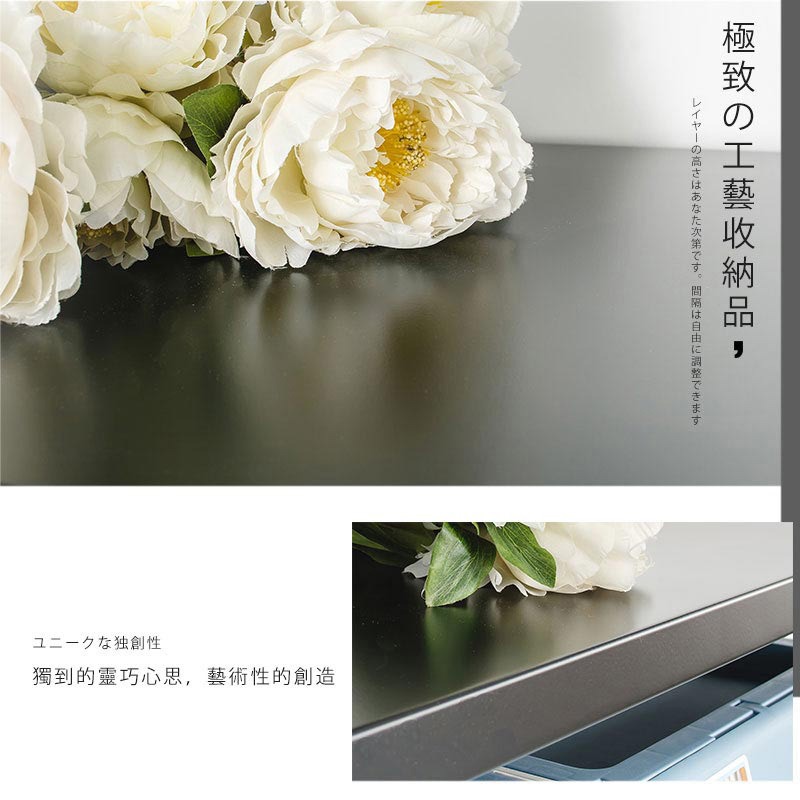 【PHOENIX FURNITURE】60x45x150cm(高)/180cm(高)五層烤漆鐵板層架(兩色可選)-細節圖2