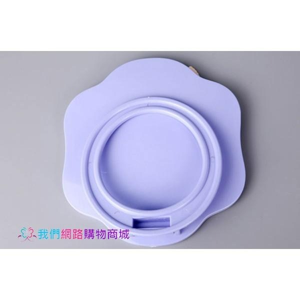 蝴蝶結波浪圓型可折疊化妝鏡【恆樂居家】 折疊鏡 化妝鏡 隨身鏡 桌鏡 立鏡 鏡子-細節圖8