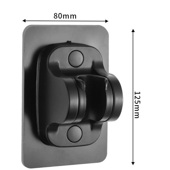 免釘蓮蓬頭支架-黑