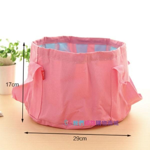 旅行洗漱筒 便攜式折疊水桶【恆樂居家】 旅行包 圓筒包 洗漱包 泡腳桶『洗漱筒』-細節圖4