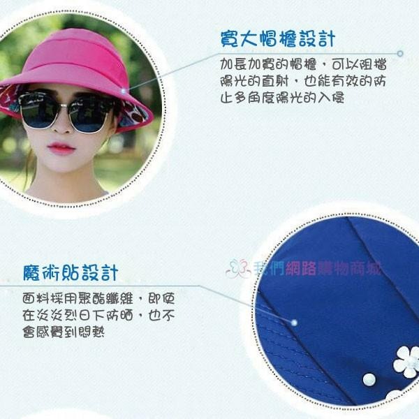 韓版夏季可折疊防曬遮陽帽【恆樂居家】 沙灘帽 半空頂設計  帽子 舒適透氣『珍珠帽 』-細節圖6