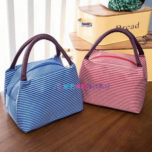 天瓶工坊-條紋保冷保溫袋【恆樂居家】 保溫袋 時尚輕巧 鎖住新鮮 保冷 包包-細節圖2