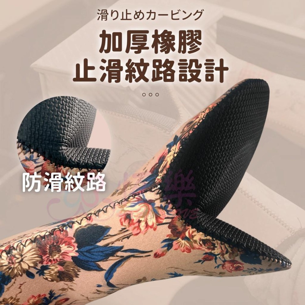 布藝歐風廚房橡膠隔熱手套/一入【恆樂居家】廚房手套 烤箱手套 手套 隔熱 廚房 廚師 防燙-細節圖3