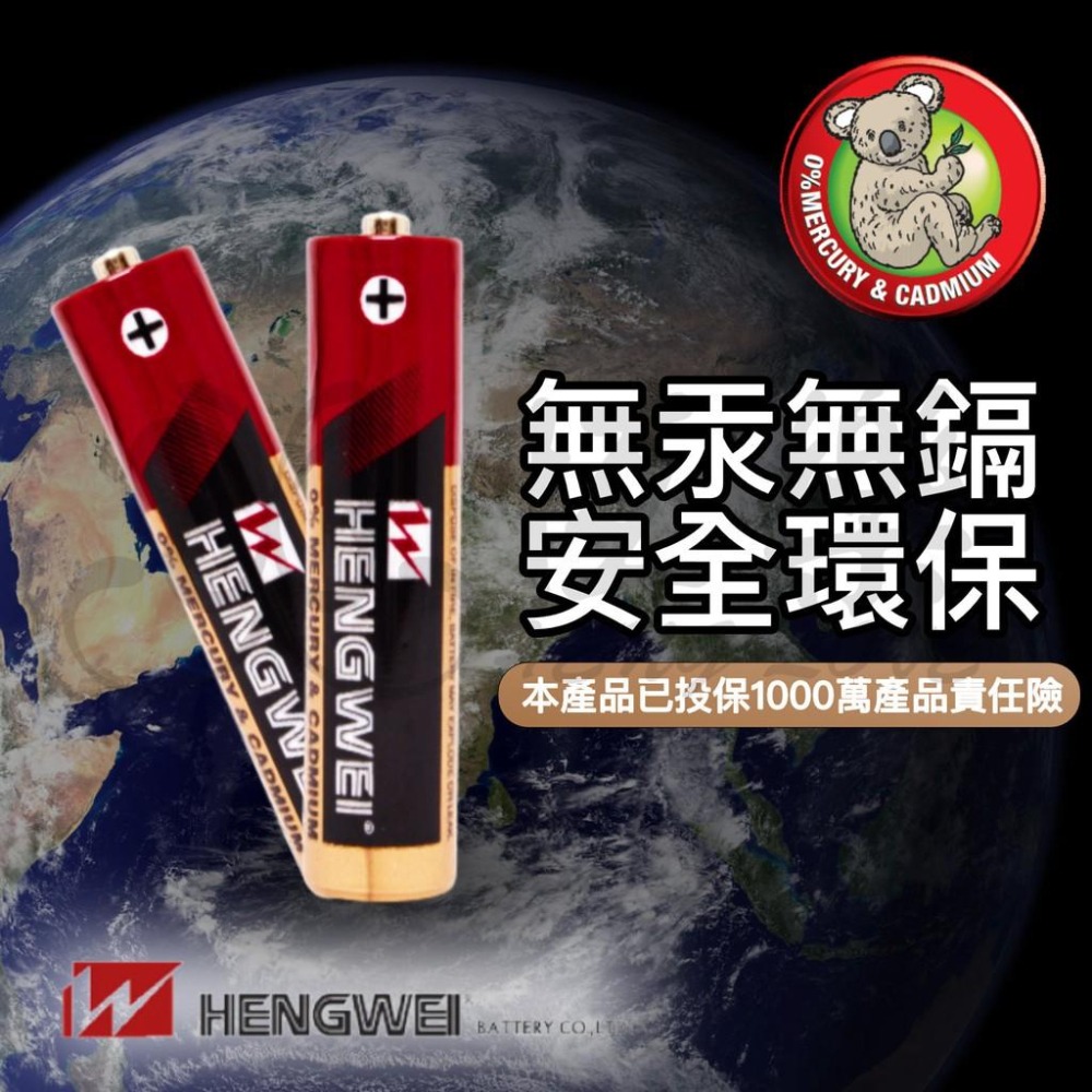 SGS 檢驗合格 C-004A 無尾熊4號碳鋅電池-60入-1盒【恆樂居家】 電池-細節圖5