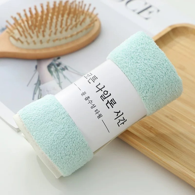 😊台灣現貨 極柔韓版珊瑚絨毛巾【恆樂居家】吸水毛巾 小毛巾 擦手毛巾 珊瑚絨抹布 擦手布 兒童毛巾 擦臉巾 擦手巾-規格圖6
