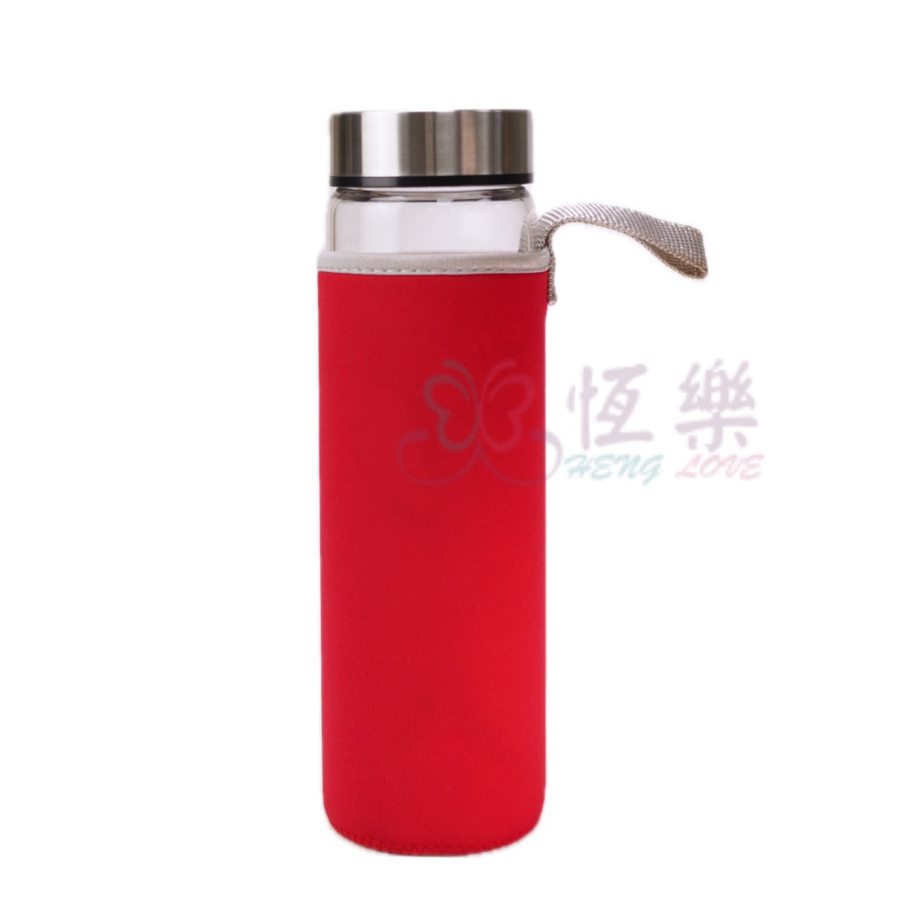 寬口時尚萬用瓶-550ml玻璃隨身瓶【恆樂居家】 玻璃隨手瓶 寬口玻璃瓶 玻璃隨身杯  透明玻璃水瓶-規格圖9