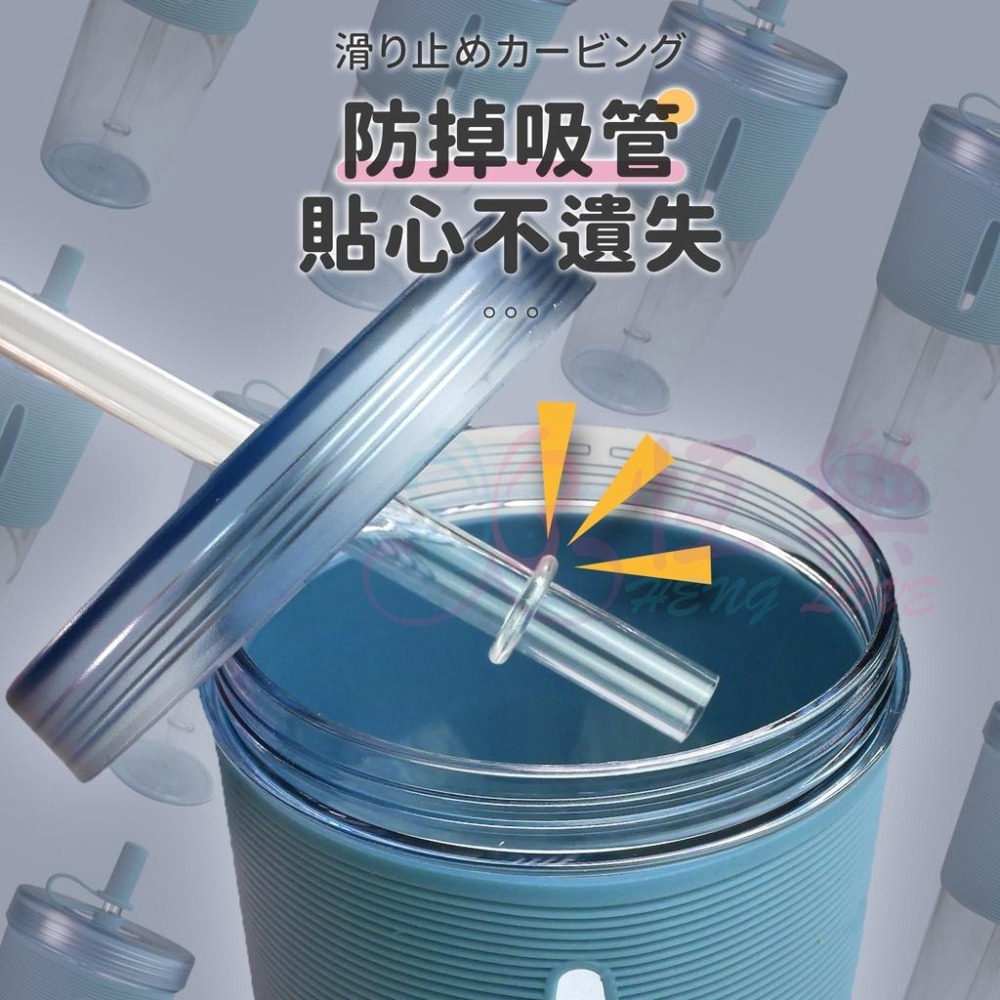 INS風 文青風 韓風五色710ml環保隨手杯 吸管飲料杯 吸管杯【恆樂居家】防撞手搖杯 隨手杯 隨手瓶 飲料杯-細節圖5