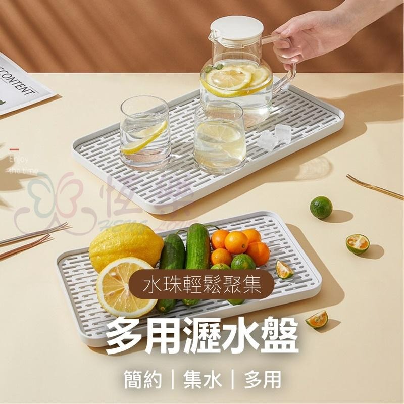 台灣現貨 多功能瀝水盤 【恆樂居家】雙層瀝水盤 即淨瀝水盤 長型 大 小 長條 加高 瀝水 瀝水架-細節圖2