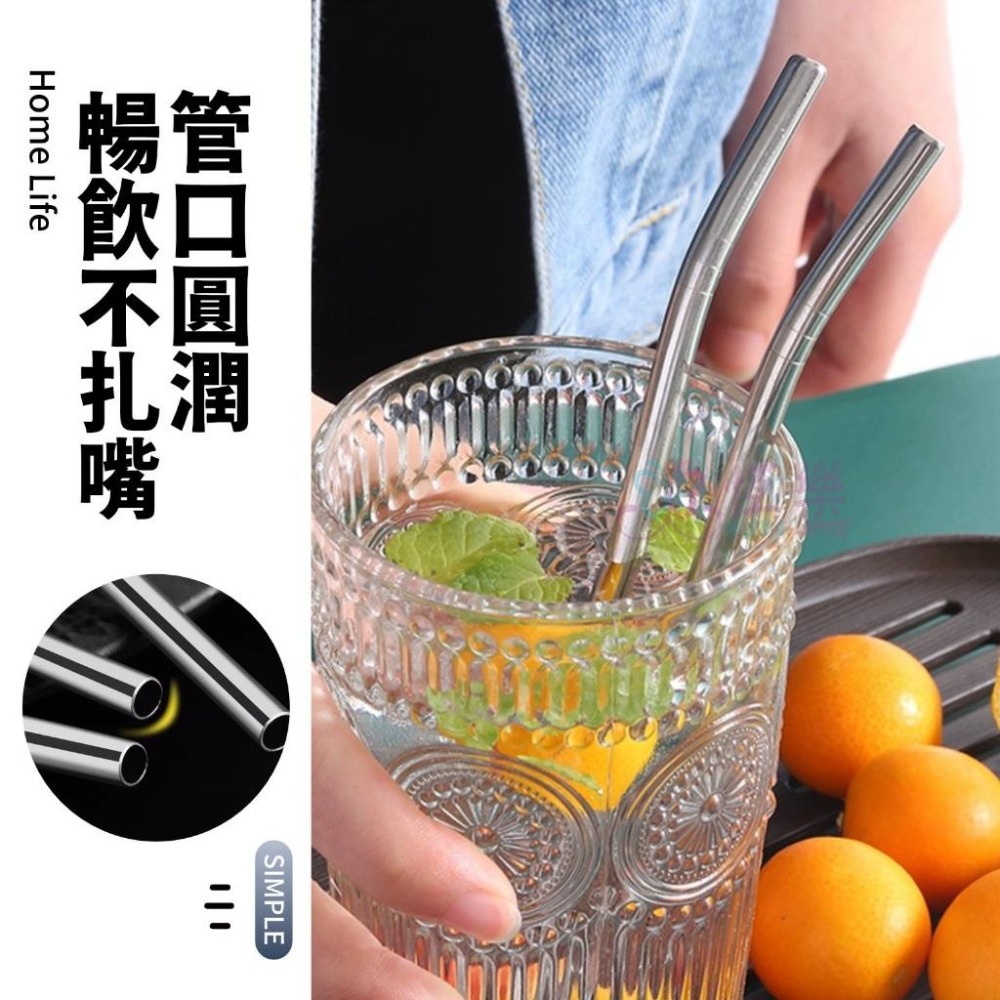 304不鏽鋼吸管勺+吸管刷【恆樂居家】吸管勺 茶勺 湯匙 攪拌勺 扁形吸管勺 茶匙 吸管 不銹鋼吸管 飲料吸管攪拌棒-細節圖5