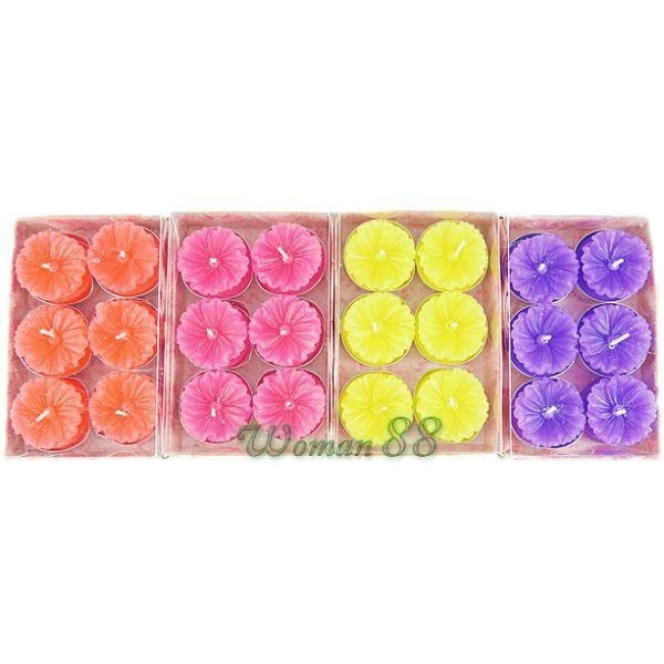 花型蠟燭-六入組【恆樂居家】浮水蠟燭 蠟燭 浮水蠟燭-細節圖3