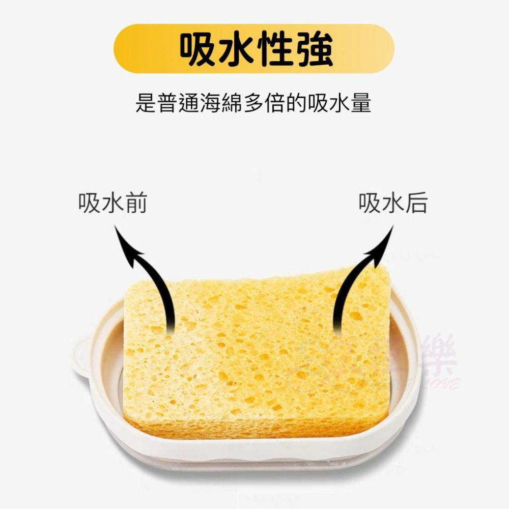 超吸水 強力去污 天然木漿柔軟海綿 不傷鍋【恆樂居家】菜瓜布 海綿菜瓜布 去污清潔木漿棉 洗碗海綿 木漿海綿-細節圖2