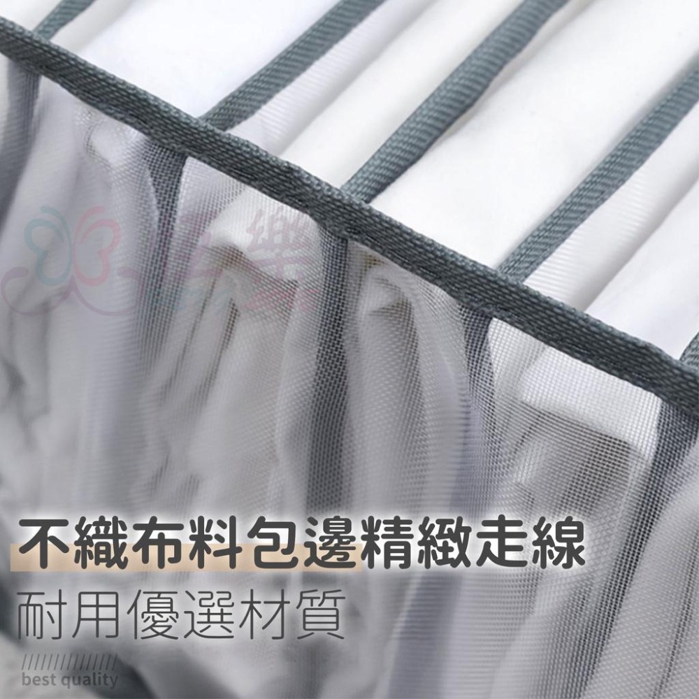 衣物收納分隔袋 衣櫥整理【恆樂居家】PVC收納袋 分格 分隔整理箱 紗網收納袋 衣物整理 衣服整理 內褲分格 收納格-細節圖4