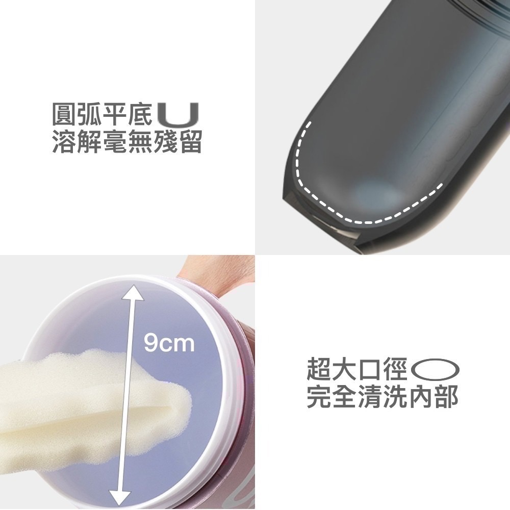 【英國ShakeSphere】經典款膠囊雪克杯(乳清搖搖杯、健身水壺、高蛋白搖杯)-細節圖5