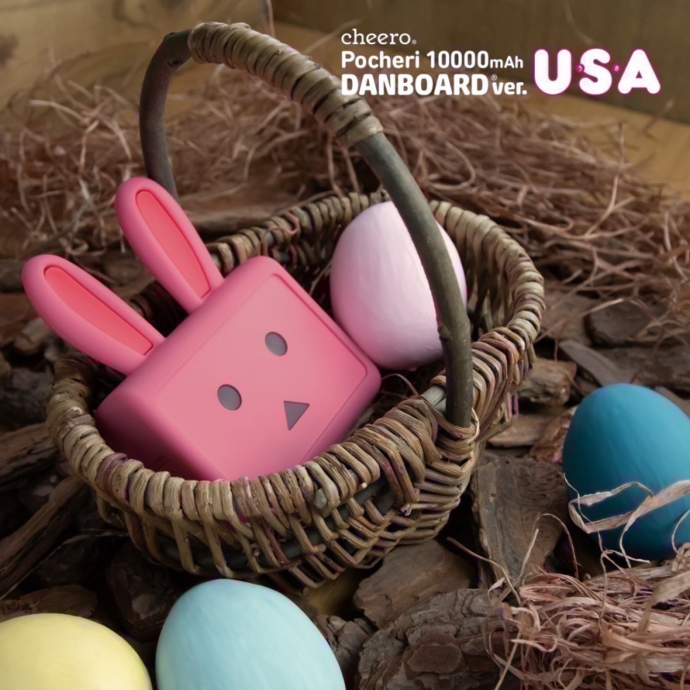 cheero 粉紅兔阿愣 Danboard 10000mAh 加贈阿愣原廠收納袋 有標明Wh可以帶上飛機喔-細節圖6