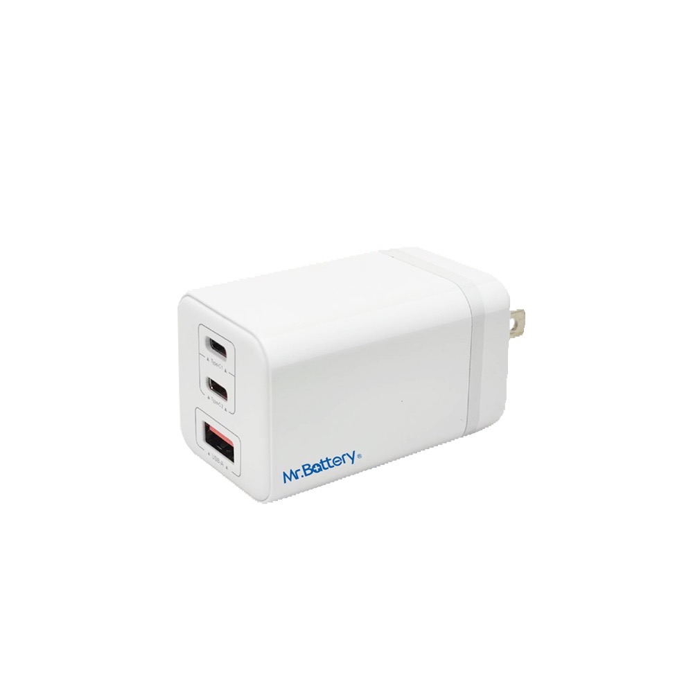 Mr.Battery 電池先生 台灣製 GaN 65W 1A2C PD + QC3.0 USB 氮化鎵充電器-規格圖9