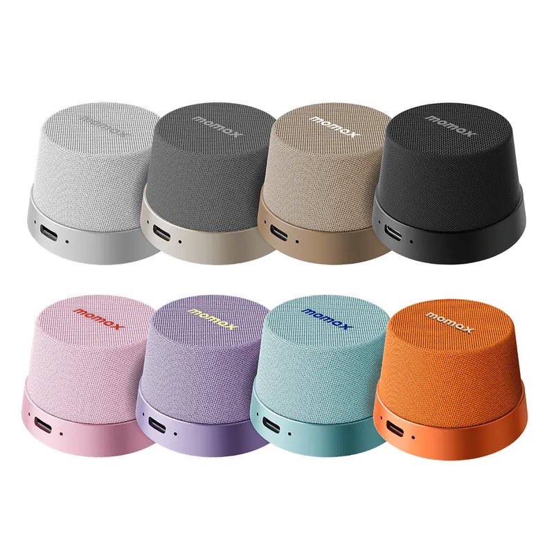 Momax 藍芽喇叭 膠囊喇叭 迷你音響 無線音箱 防水喇叭 磁吸款 低音喇叭 手機支架 派對專用！-細節圖4