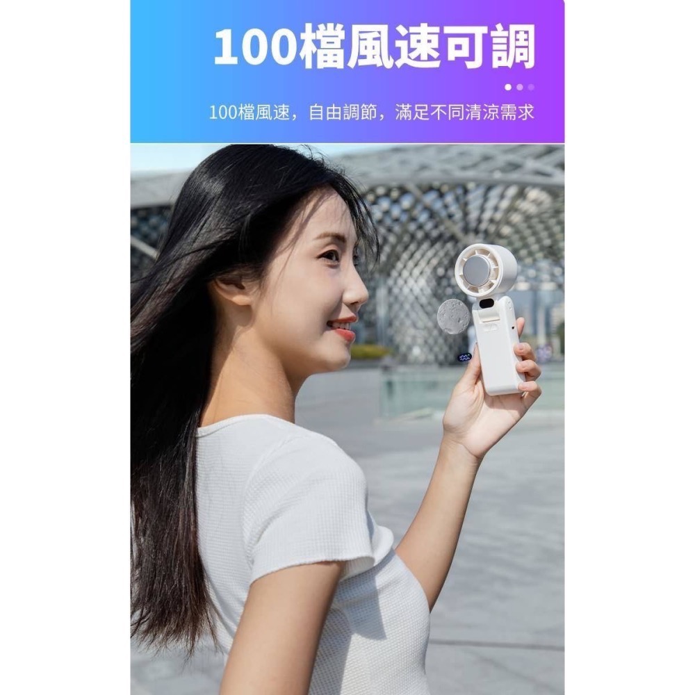 CYKE650 頸掛風扇 半導體製冷風扇 折疊/手持 戶外便攜電風扇 懶人風扇 掛脖風扇 桌面風扇 冰敷風扇-細節圖3