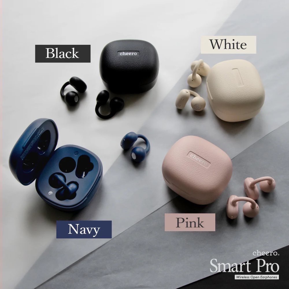 隨貨附贈收納袋 2026cheero Wireless Open Earphones Smart Pro 耳夾式耳機-細節圖2