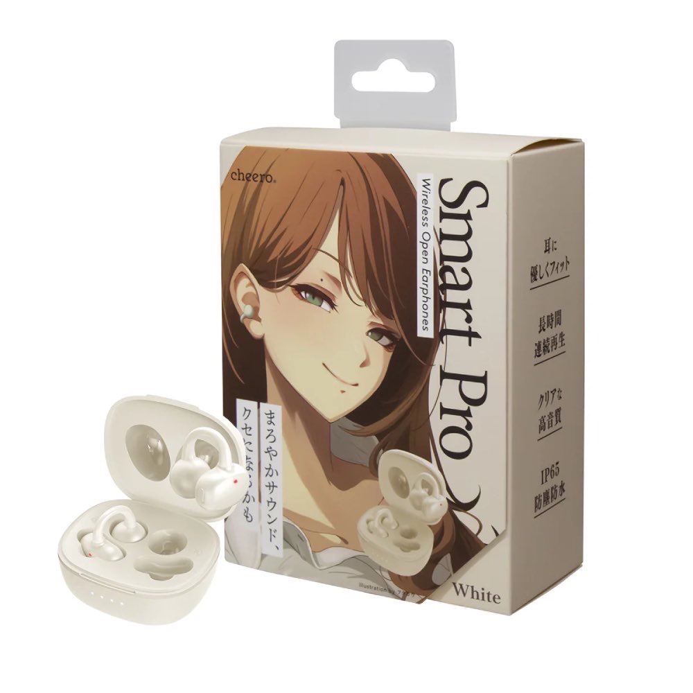 隨貨附贈收納袋 2026cheero Wireless Open Earphones Smart Pro 耳夾式耳機-規格圖10