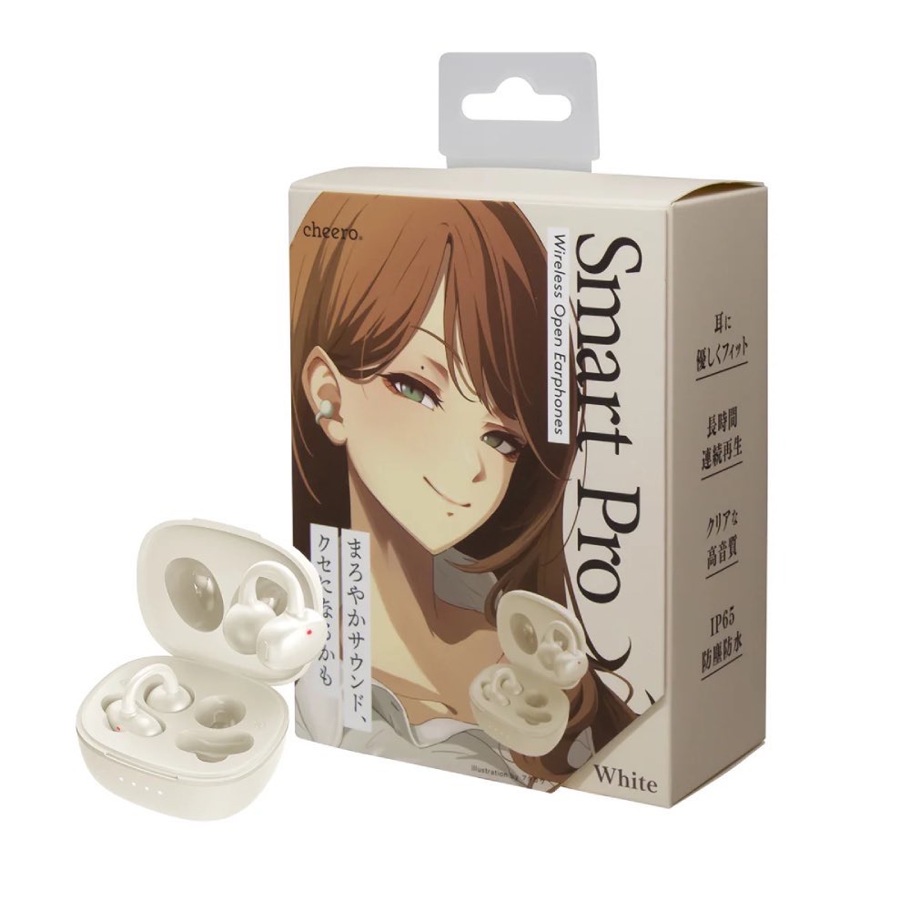 隨貨附贈收納袋 2026cheero Wireless Open Earphones Smart Pro 耳夾式耳機-規格圖10