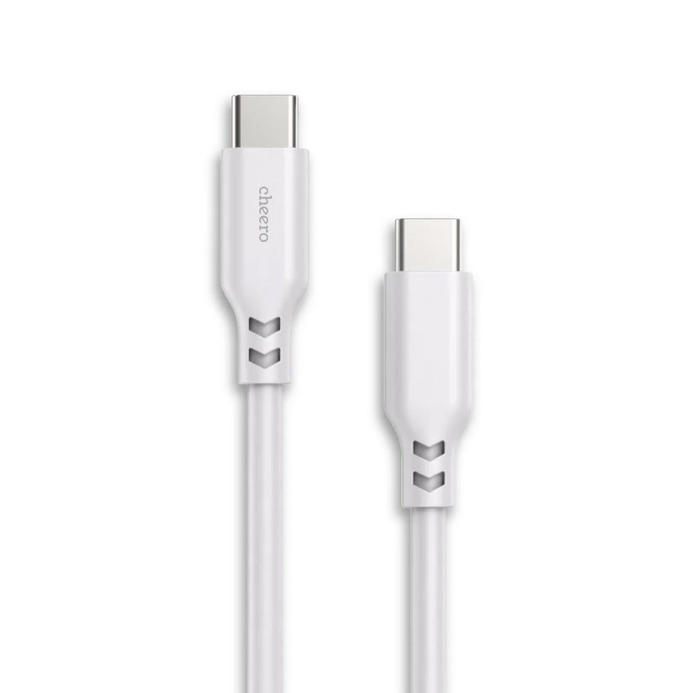 日本熱銷 cheero USB-C to USB-C 60W 超軟矽膠線 快充 不打結 高耐用性 CHE-278-規格圖6