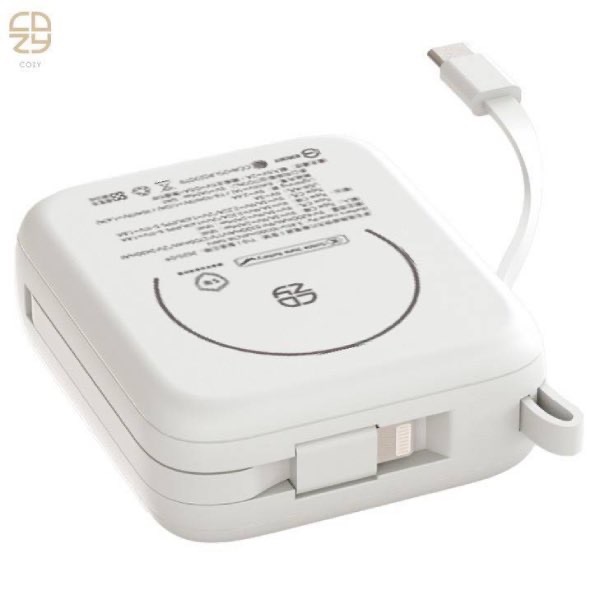 可帶上飛機✈️ 有標Ｗh CCC標誌 COZY H20 迷你固態磁吸行動電源 10000mAh 安全防爆 自帶雙線-規格圖5
