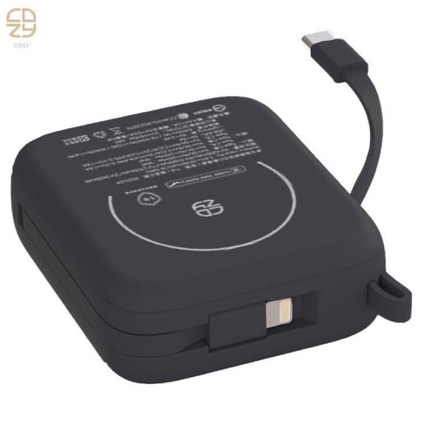 可帶上飛機✈️ 有標Ｗh CCC標誌 COZY H20 迷你固態磁吸行動電源 10000mAh 安全防爆 自帶雙線-規格圖5