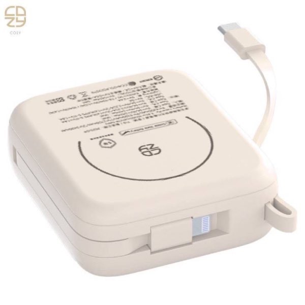 可帶上飛機✈️ 有標Ｗh CCC標誌 COZY H20 迷你固態磁吸行動電源 10000mAh 安全防爆 自帶雙線-規格圖5