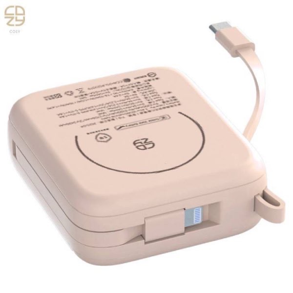 可帶上飛機✈️ 有標Ｗh CCC標誌 COZY H20 迷你固態磁吸行動電源 10000mAh 安全防爆 自帶雙線-規格圖5
