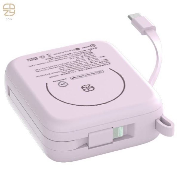 可帶上飛機✈️ 有標Ｗh CCC標誌 COZY H20 迷你固態磁吸行動電源 10000mAh 安全防爆 自帶雙線-規格圖5