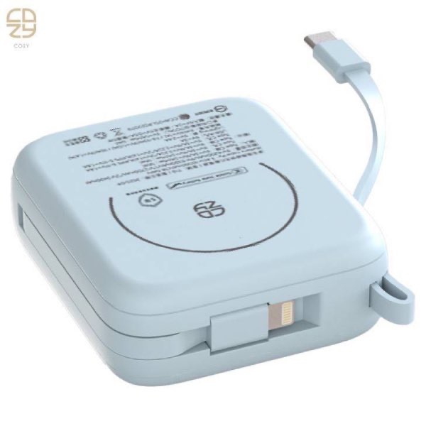 可帶上飛機✈️ 有標Ｗh CCC標誌 COZY H20 迷你固態磁吸行動電源 10000mAh 安全防爆 自帶雙線-規格圖5