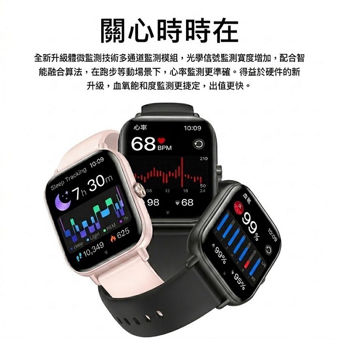Fit Q5 藍牙智能運動手錶 健康管理 心率 睡眠 偵測  運動紀錄  久坐提醒   加贈錶帶-細節圖11