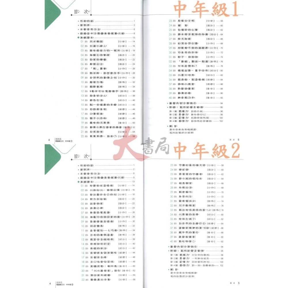 南一國小 國中『超越盃 全國競賽』閱讀練五功 閱讀素養練五功 附解答-細節圖5