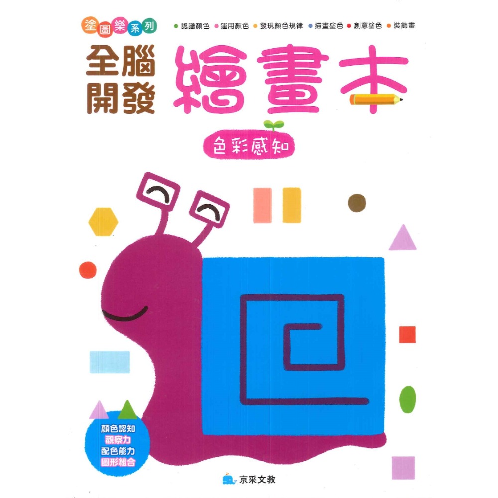 【學前啟蒙】京采文教 全腦開發繪畫本 裝飾畫 情景畫 主題書 創意畫_ 幼兒 升小一-規格圖1