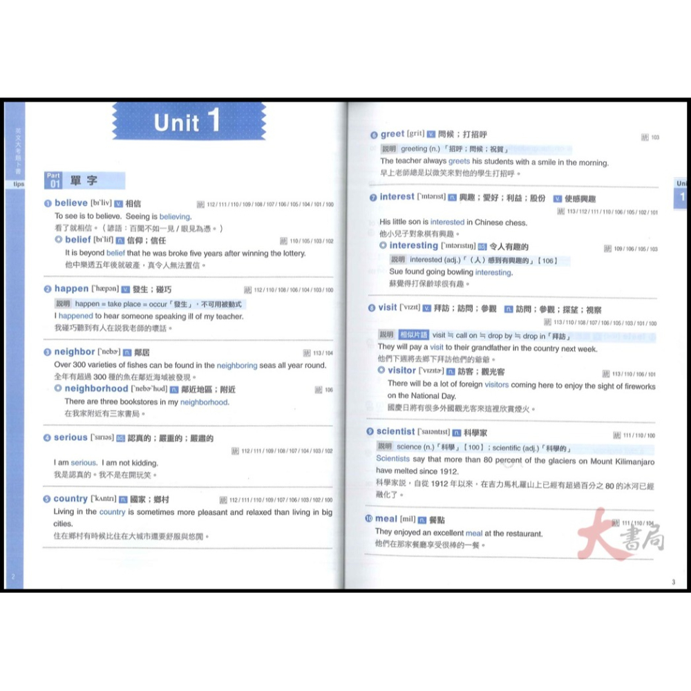 台科大 新一代『英文大考題卜書 Tips』_2025版 全民英檢中級適用 附QR線上評量+解析-細節圖5