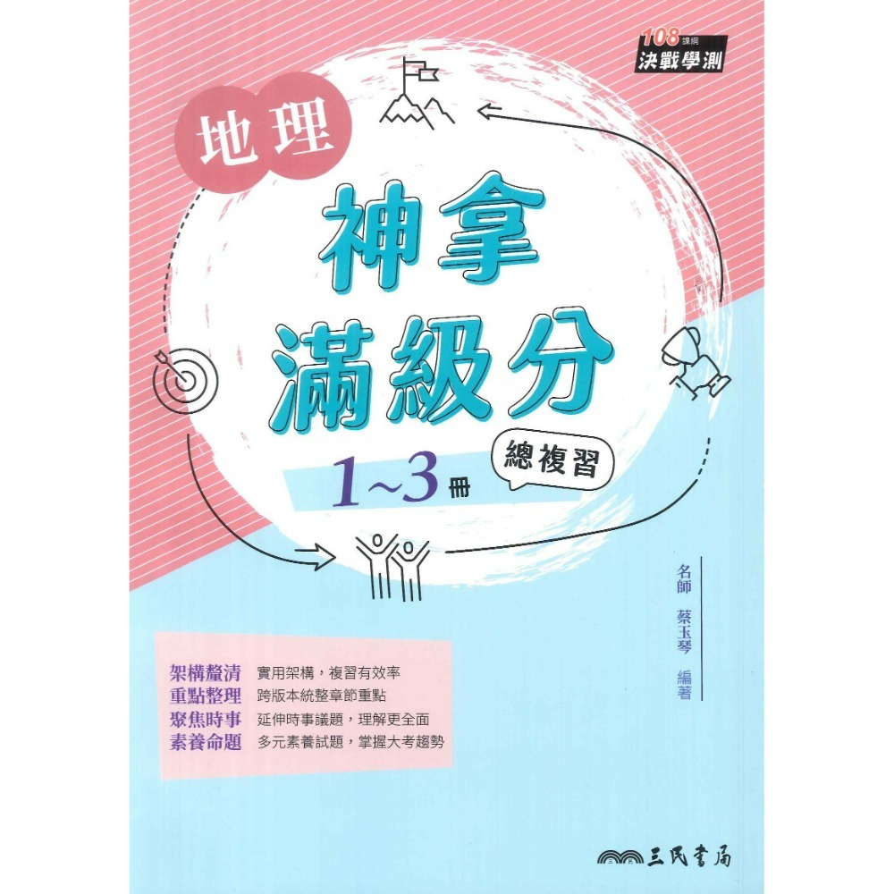【116學測】三民高中『神拿滿級分』學測總複習 國文 英文 數學 物理 化學 生物 地科 歷史 地理 公民-規格圖1