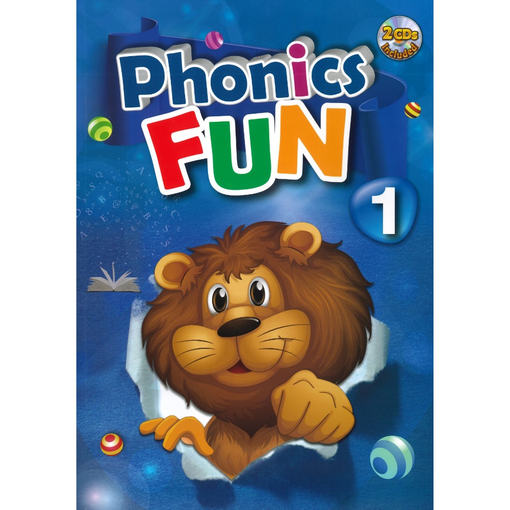 堂奧圖書『Phonics Fun』1 2 3 讀拼音 自然拼讀 課本+習作+字卡+2CD-規格圖1