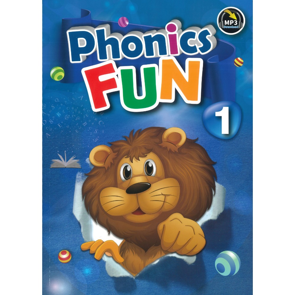 堂奧圖書『Phonics Fun』1 2 3 讀拼音 自然拼讀 課本+習作+字卡+2CD-規格圖1