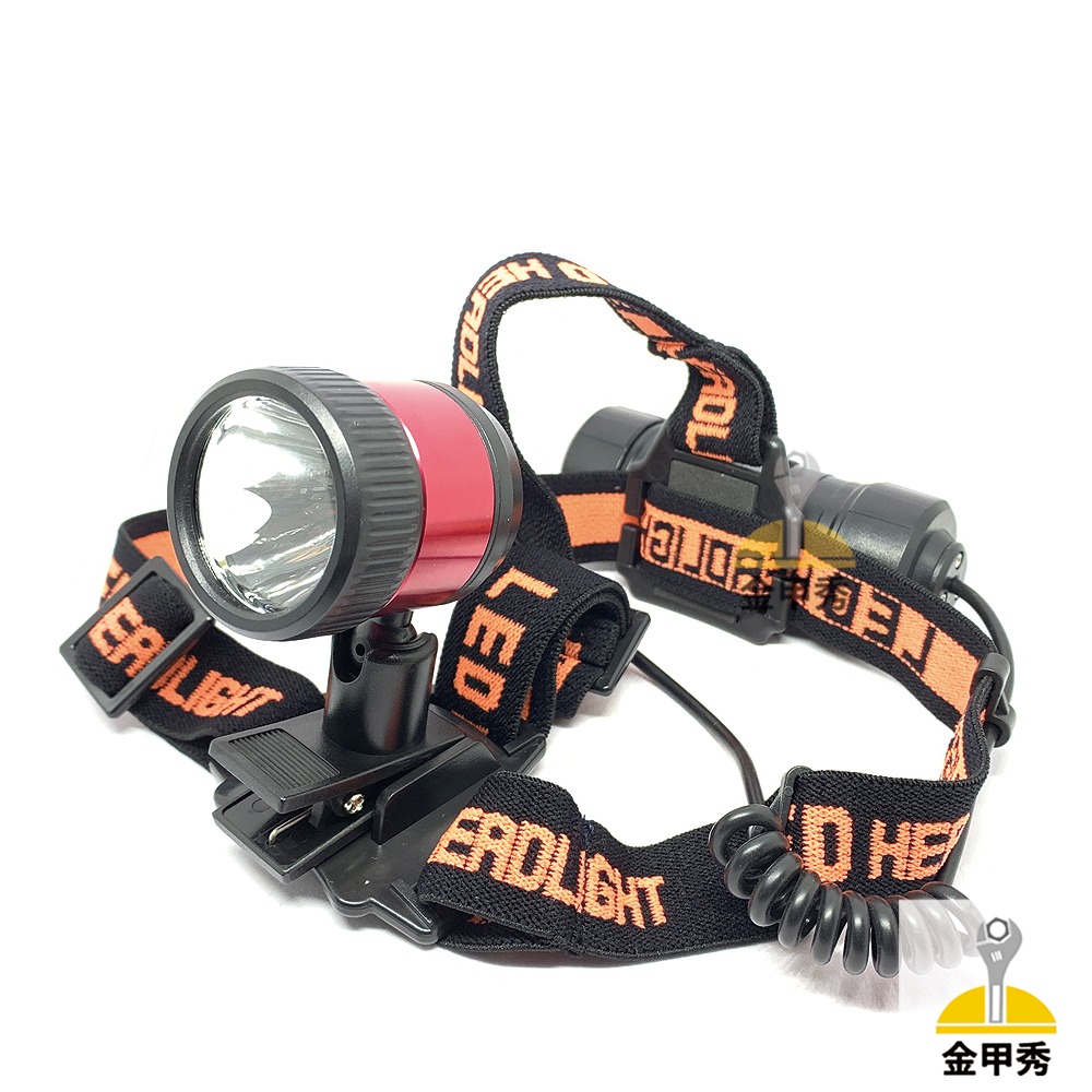 【金甲秀】尚光牌 SK-898 LED頭燈軟帶式 白光 3W高亮度 鋰電池 充電器-細節圖2